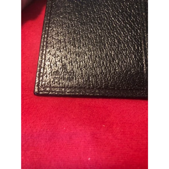 GUCCI Vintage G Clasp Lambskin Leather Long Wallet, Authentic , Vintage